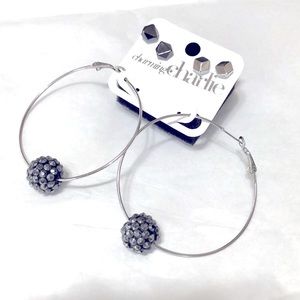 3 Sets of Earrings- loop & studs